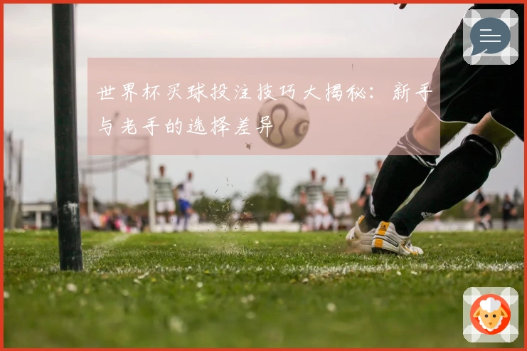世界杯买球投注技巧大揭秘：新手与老手的选择差异