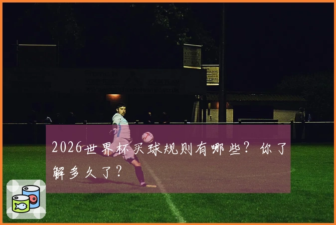 2026世界杯买球规则有哪些？你了解多久了？